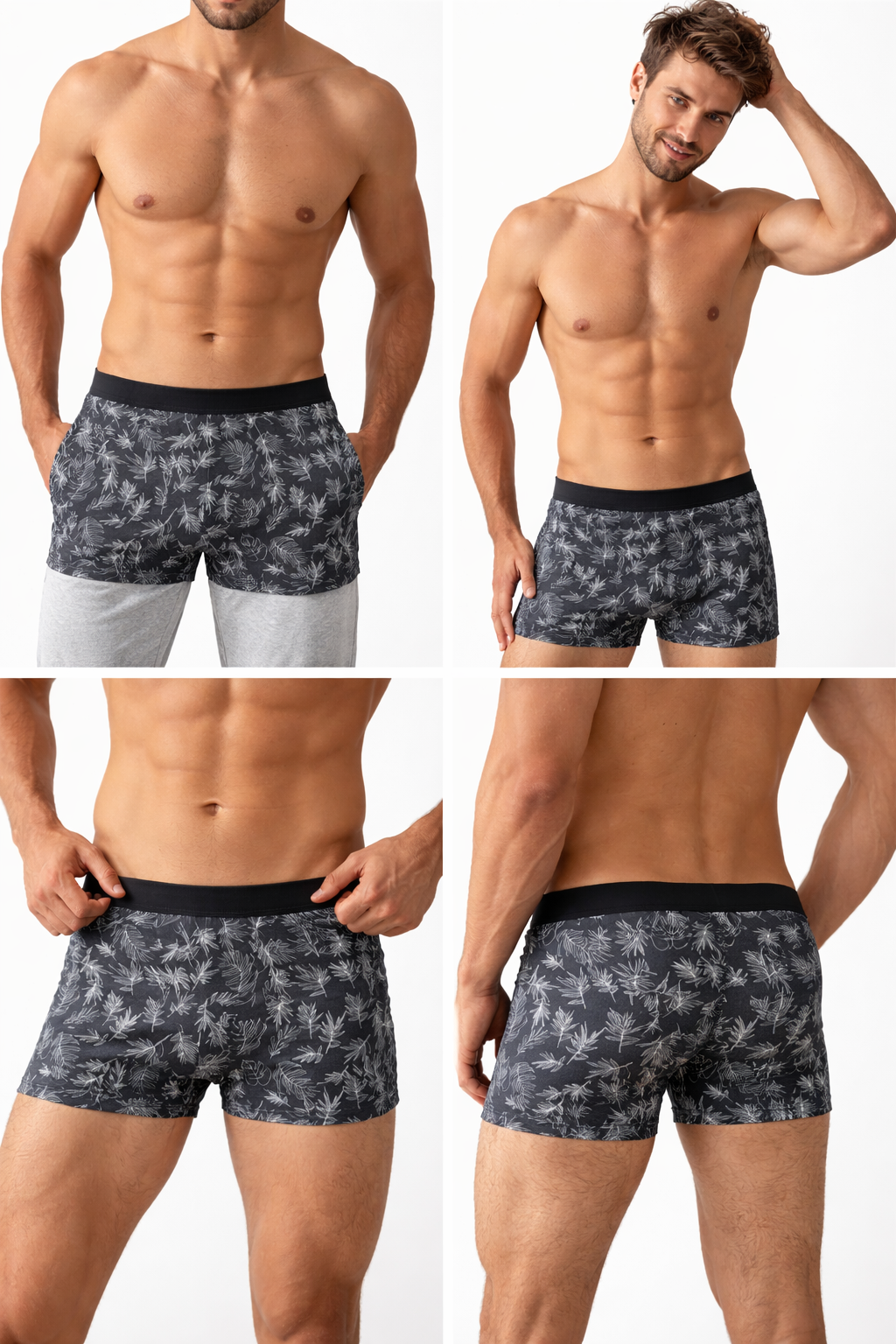 Mens Trunks Underwear Cotton Printed | Men's Trunk Boxer Comfortable Fit | Men's Trunks Combo Stylish Design pack of 3